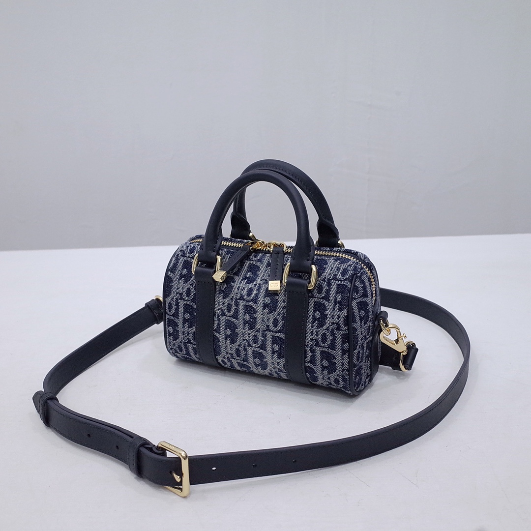 Dior Groove 17 Mini Bag Blue Denim Dior Oblique Jacquard